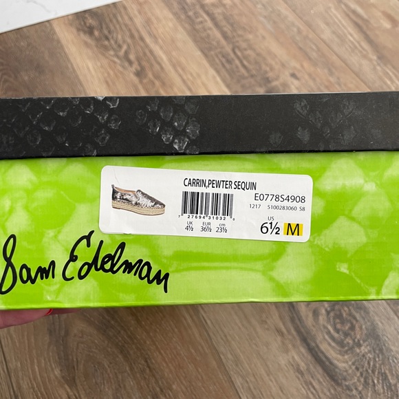 Sam Edelman Carrin Pewter Sequin shoes - Picture 4 of 6